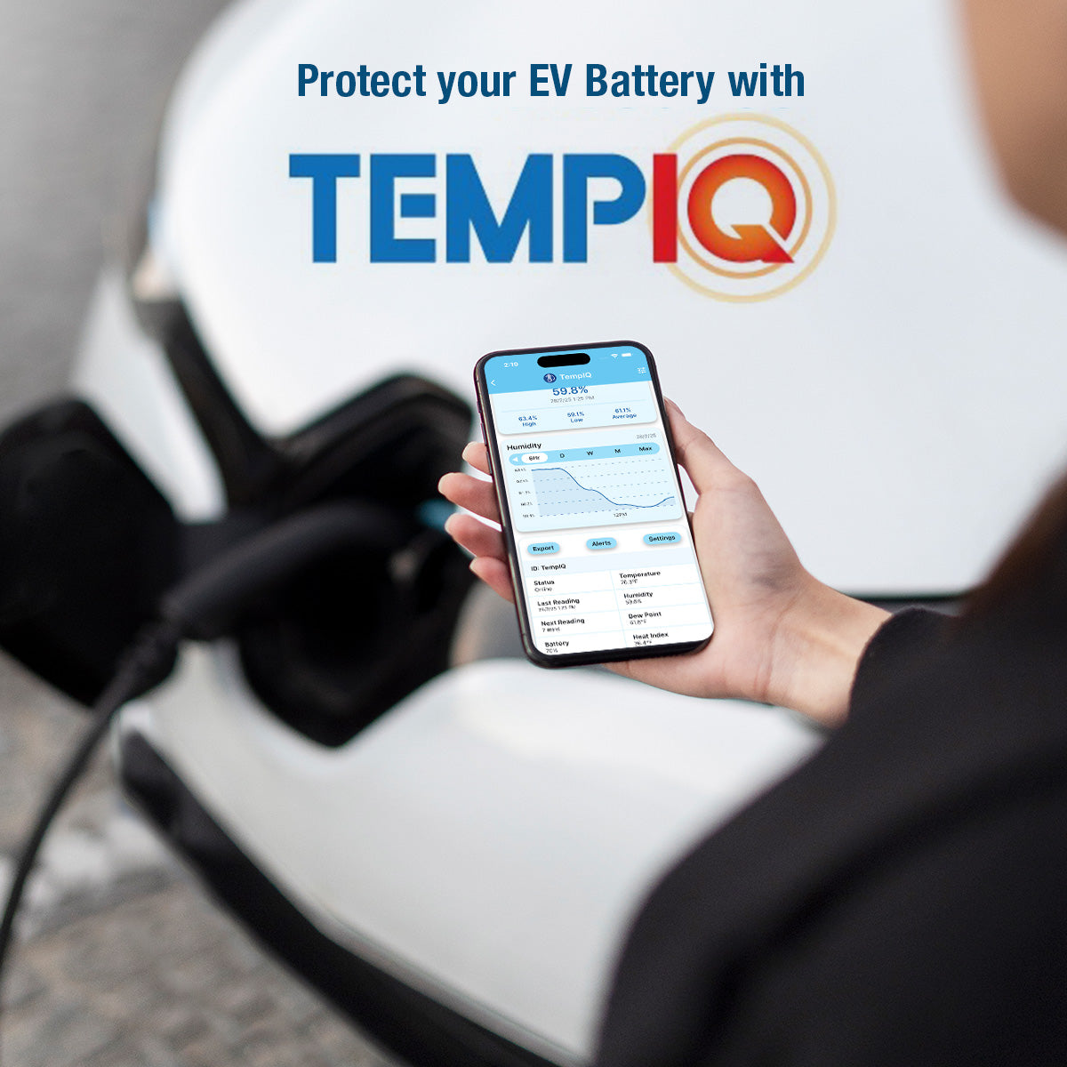 How to Protect Your EV Battery with Temperature and Humidity Monitoring Using a TempIQ Sensor