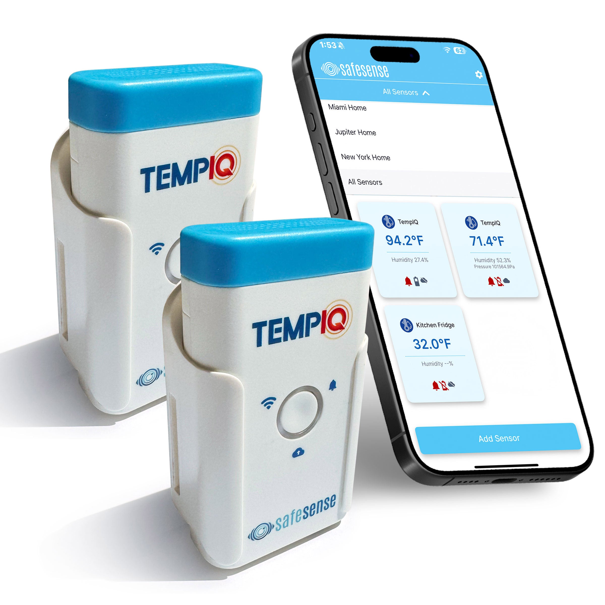 TempIQ WiFi Temperature & Humidity Sensor – Remote Monitoring with Alerts