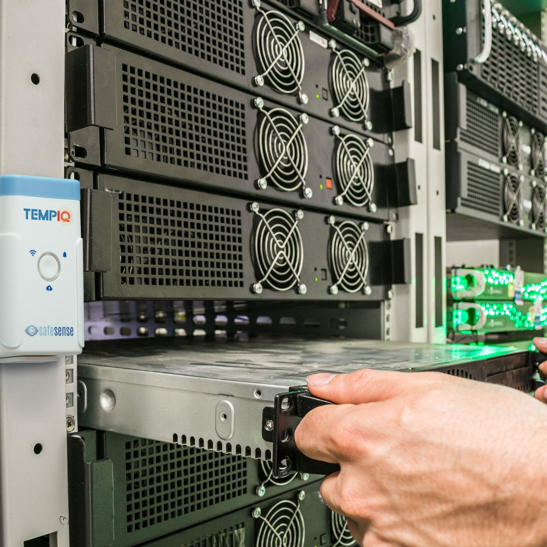 Avoid down time in your server room by remote monitoring temperature and humidity