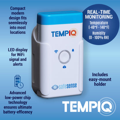 SafeSense TEMPIQ Temperature/Humidity Sensor