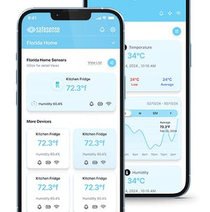 SafeSense TEMPIQ Temperature/Humidity Sensor