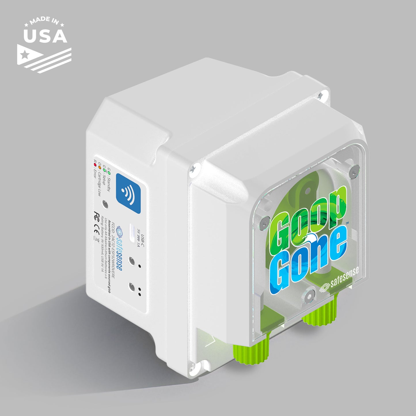 GoopGone WiFi HVAC Drain Cleaner – Automated Liquid Dosing System