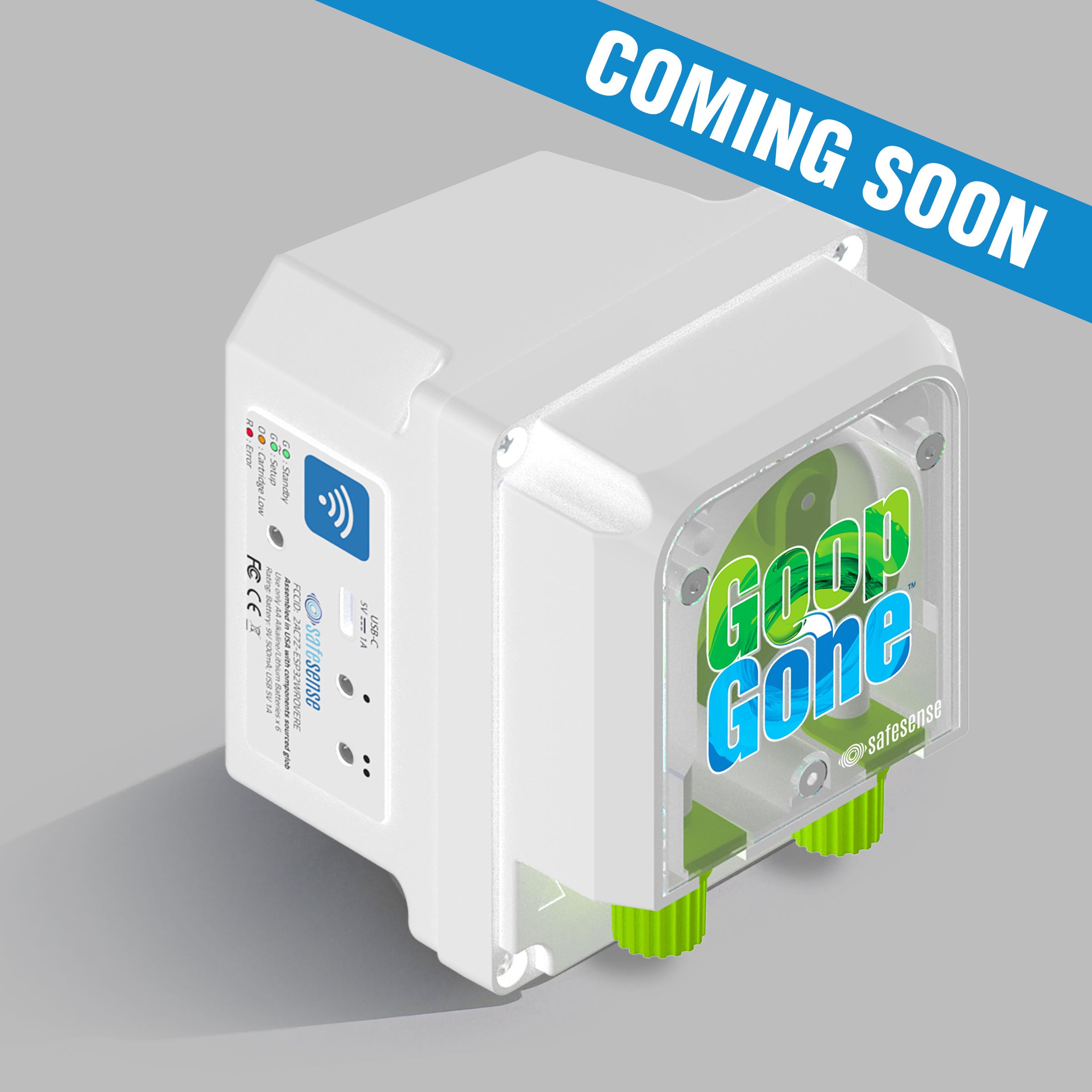 GoopGone WiFi HVAC Drain Cleaner – Automated Liquid Dosing System