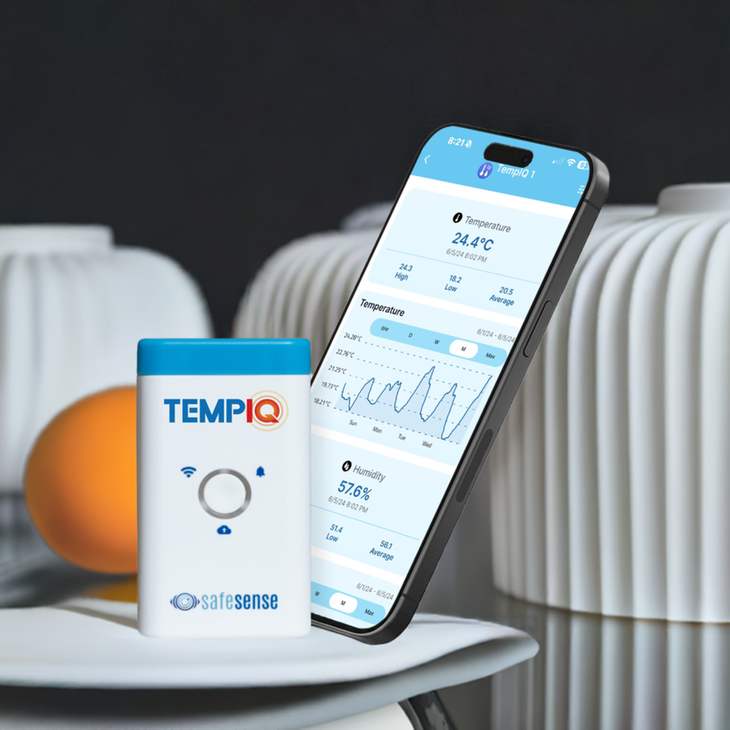 SafeSense TEMPIQ Temperature/Humidity Sensor