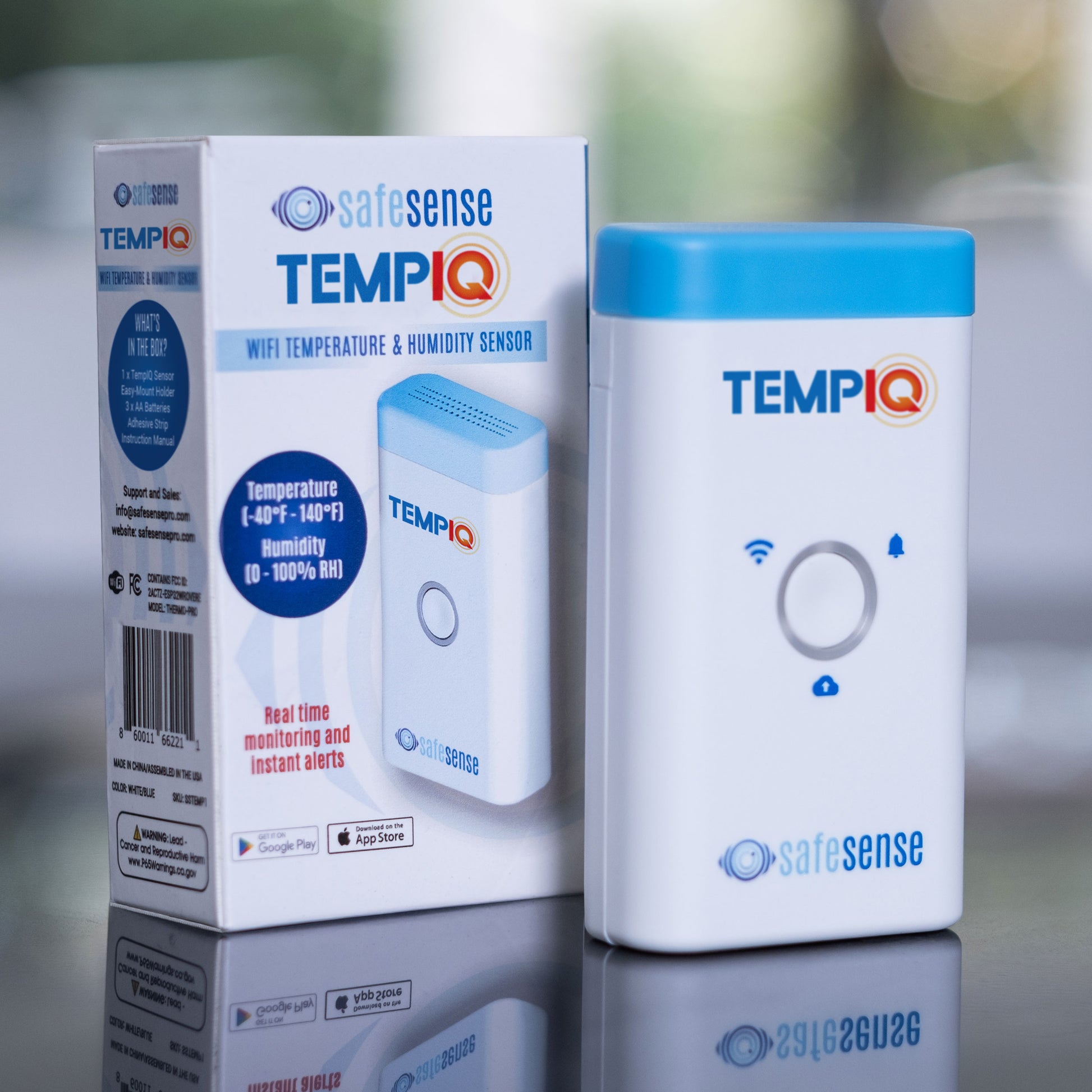 SafeSense TEMPIQ Temperature/Humidity Sensor