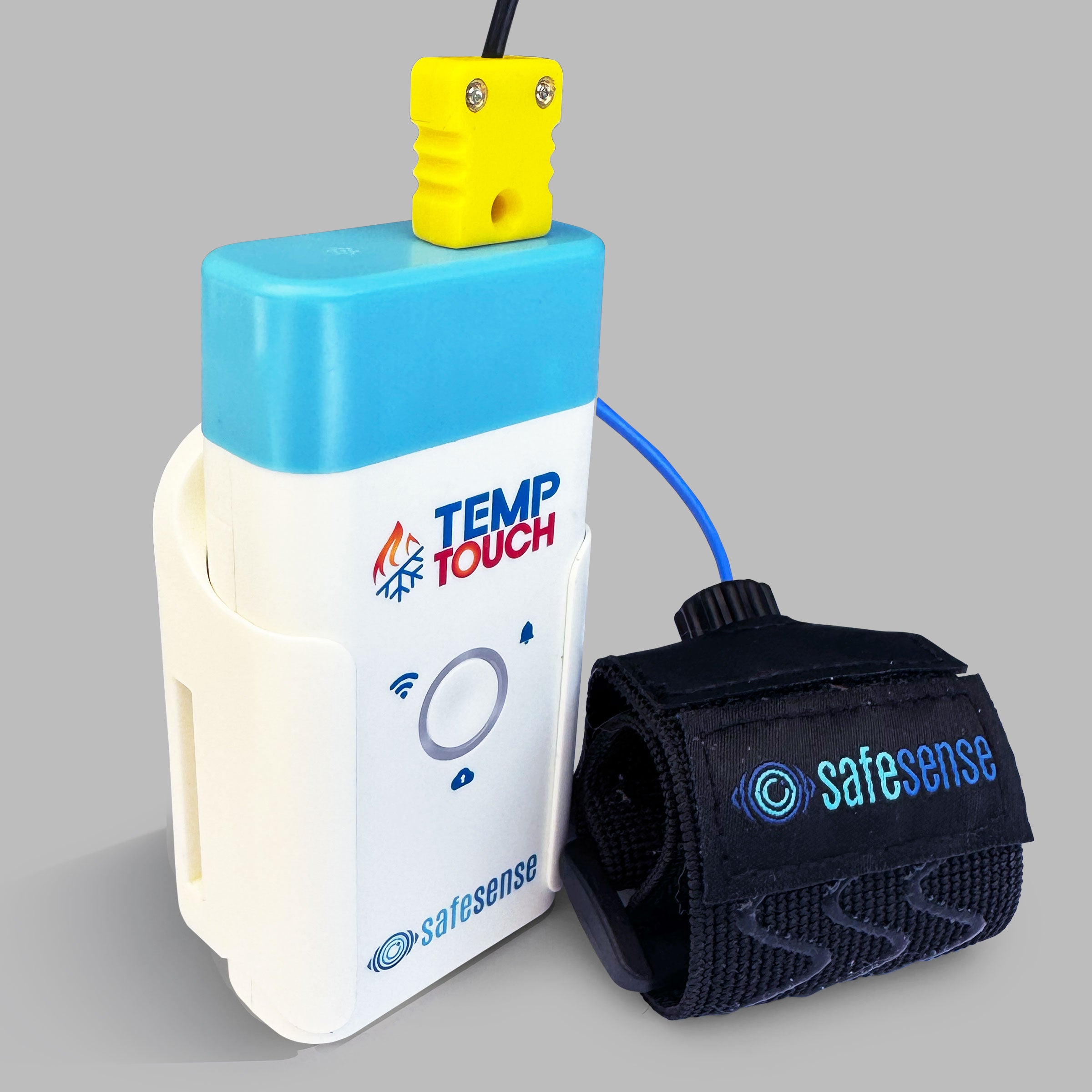TempTouch Temperature Sensor with Pipe Strap – Freeze Alert & Remote Monitoring